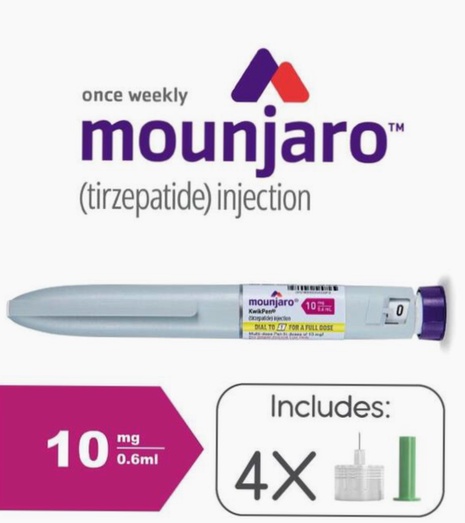 MOUNJARO - TIRZEPATIDE 10 MG - 30 COMPRIMÉS